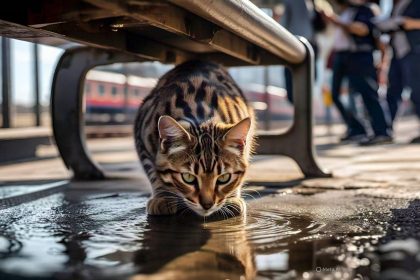 Kucing Stasiun KRL