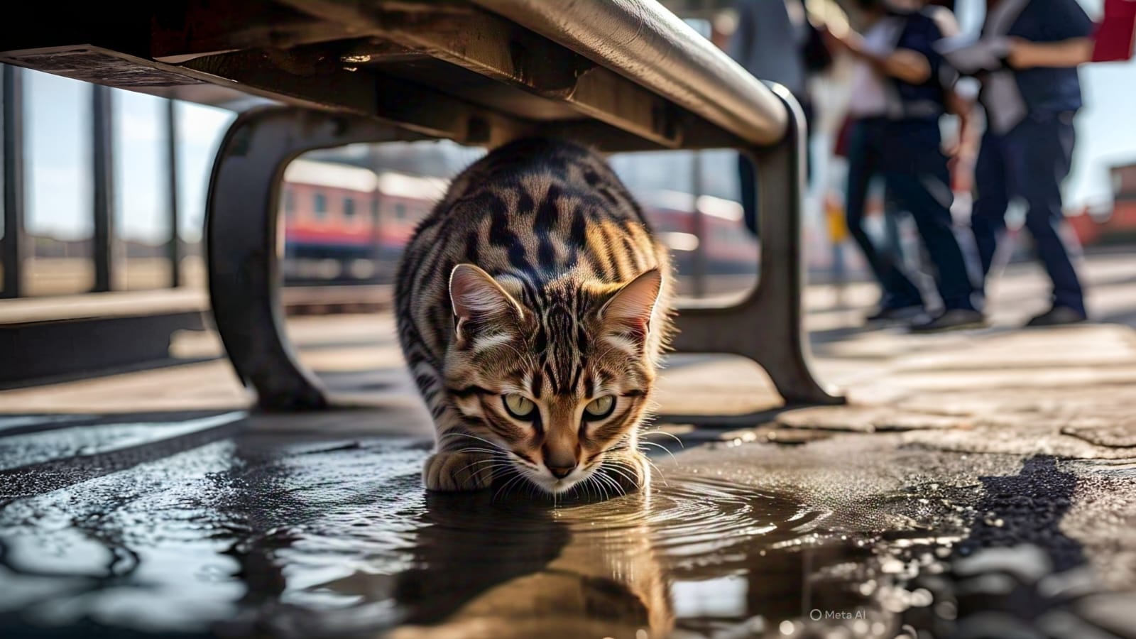 Kucing Stasiun KRL