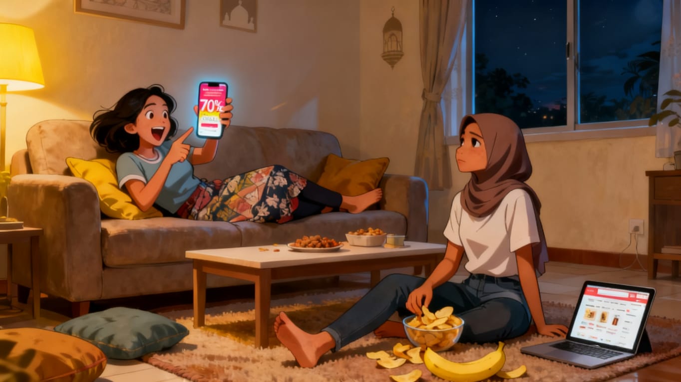 Gamis Warna Krem dan Horor Kapan Nikah