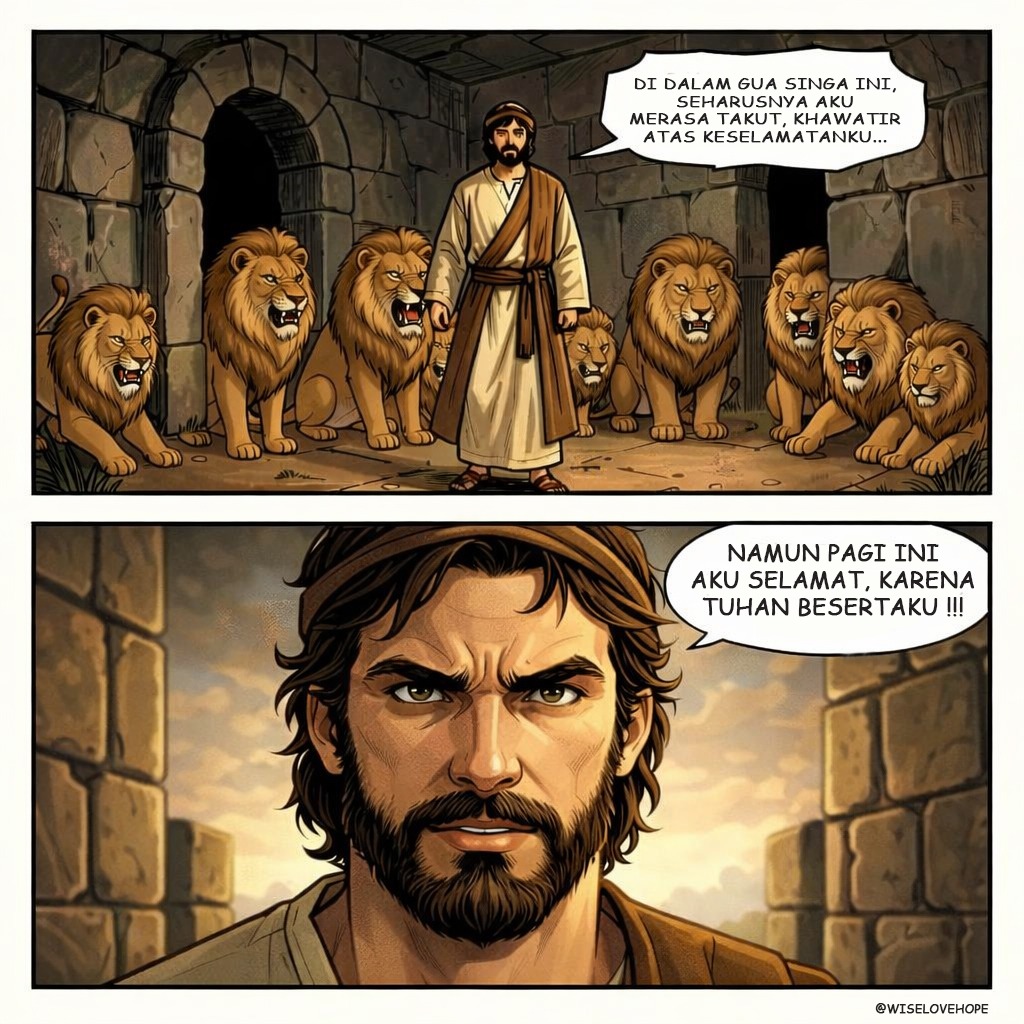 Kehidupan Kristen: Keberanian bukan Bentuk Ketidakpedulian atau Kehebatan, melainkan Berserah pada Perlindungan & Kuasa Tuhan!