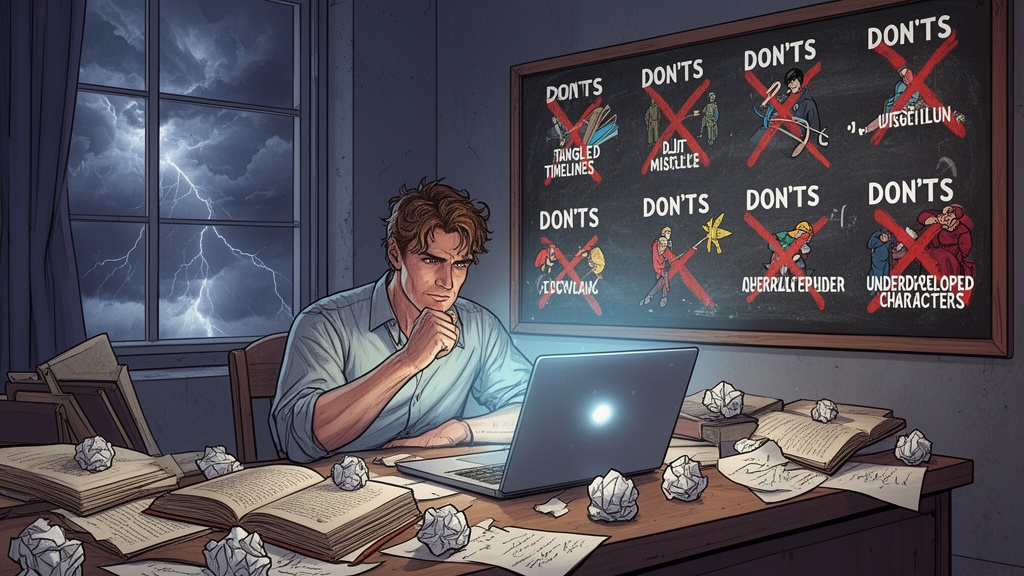 Menulis Novel: 7 Hal yang Tidak Boleh Dilakukan dalam Membuat Plot Novel